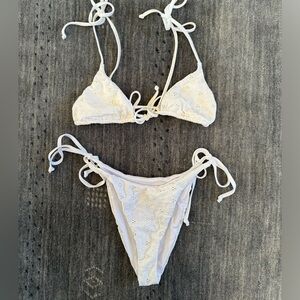 Dippin' Daisy's White Eyelet Bikini